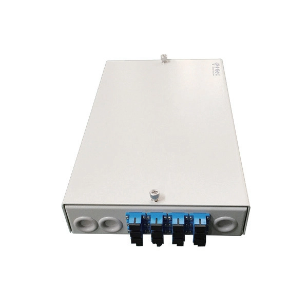 Fiber optic distribution cabinet for distribution network communication