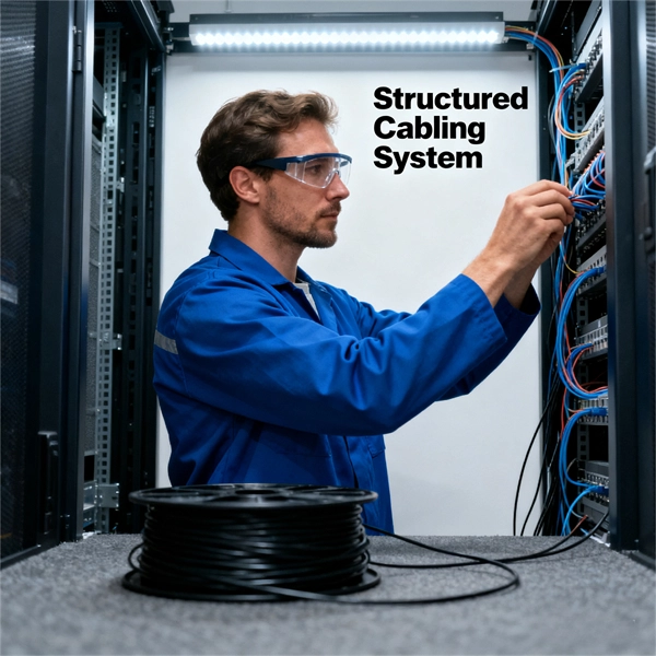 Mobile fiber optic router s red light is on
