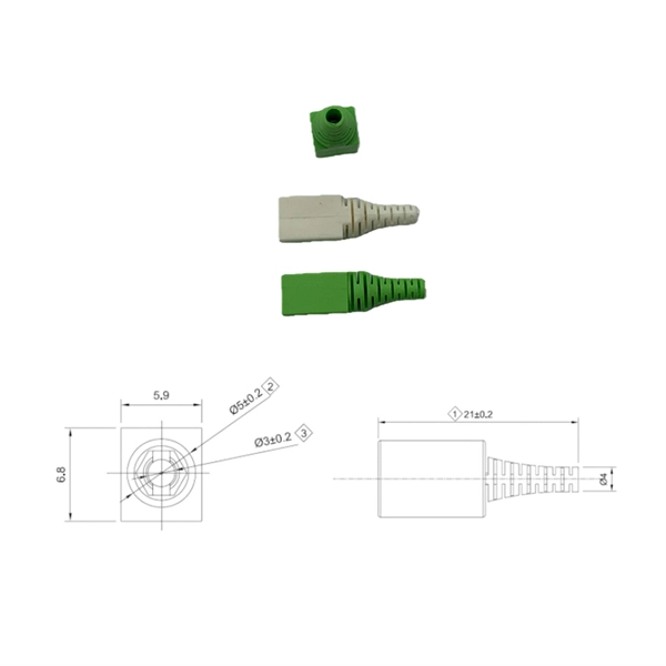Butterfly-shaped drop fiber optic cable models