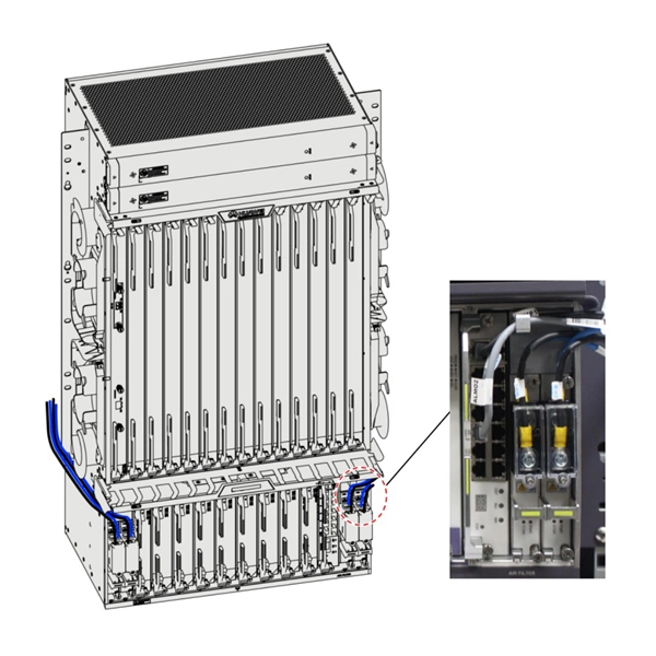 Fiber Optic Organization for 24-Port ODF Rack