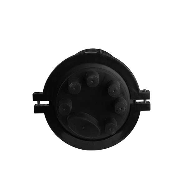Why is dBm a negative value in an optical power meter 